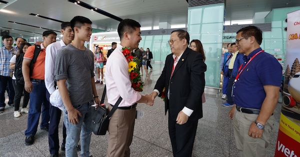 Vietjet chào mừng chuyến bay đầu tiên Hà Nội – Siem Reap (Campuchia) ảnh 1
